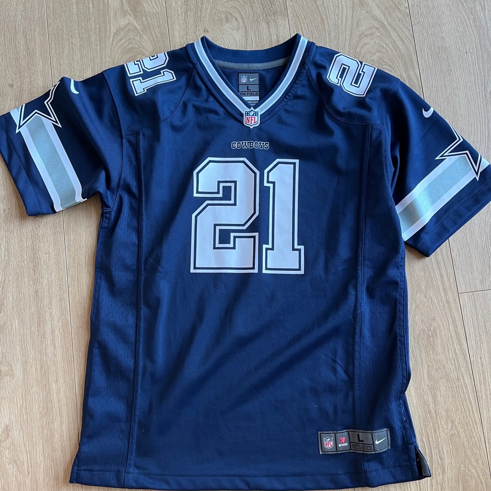 Cowboys Kids' Navy Blue Football Jersey